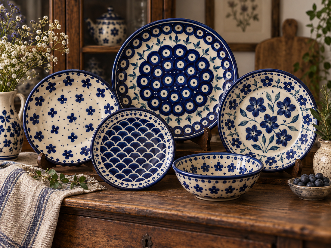 Peacock Eyes, Dots, and Flowers: How to Read Classic Polish Plate Motifs