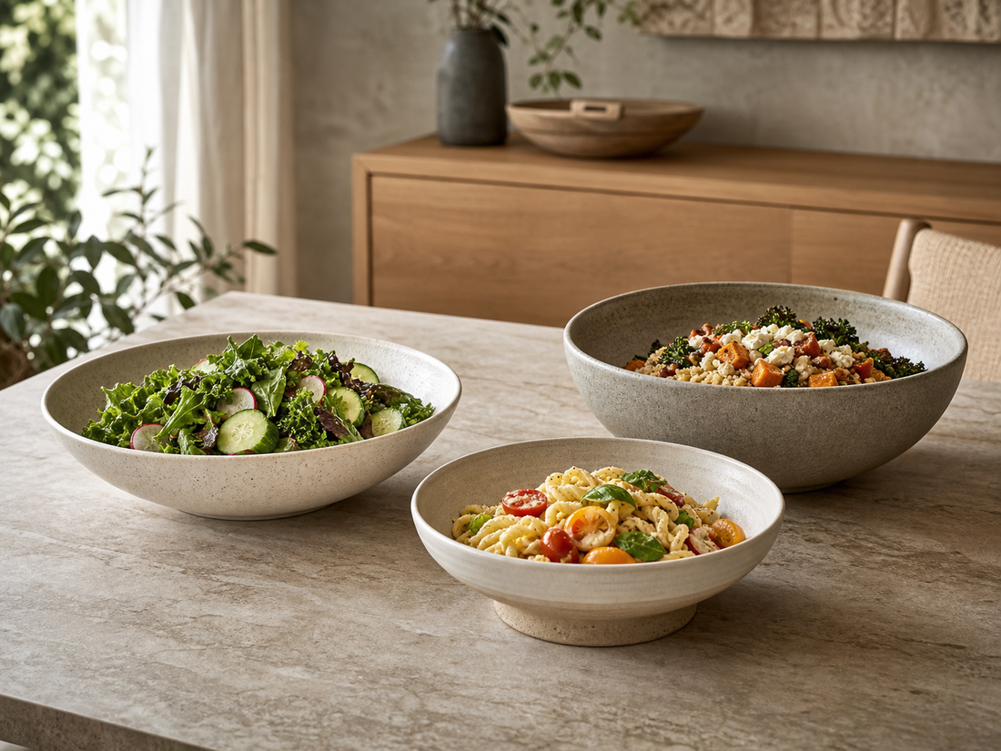 How to Choose a Ceramic Big Bowl for Salads, Pasta, and Shared Meals