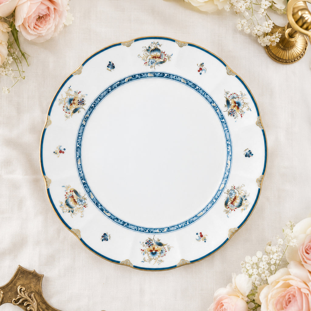 Gilded Garland Cake Plate — 19 cm