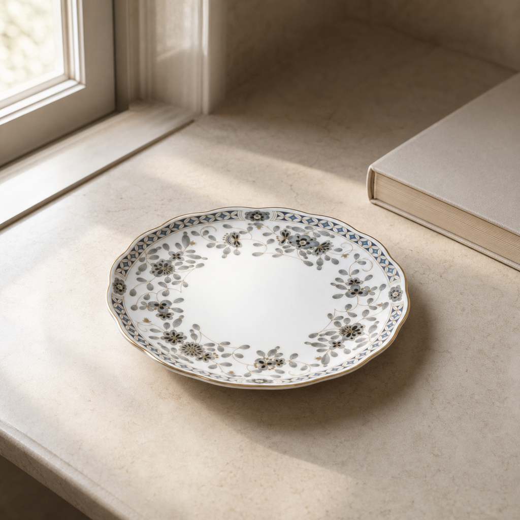 Nocturne Bloom Plate — 19 cm
