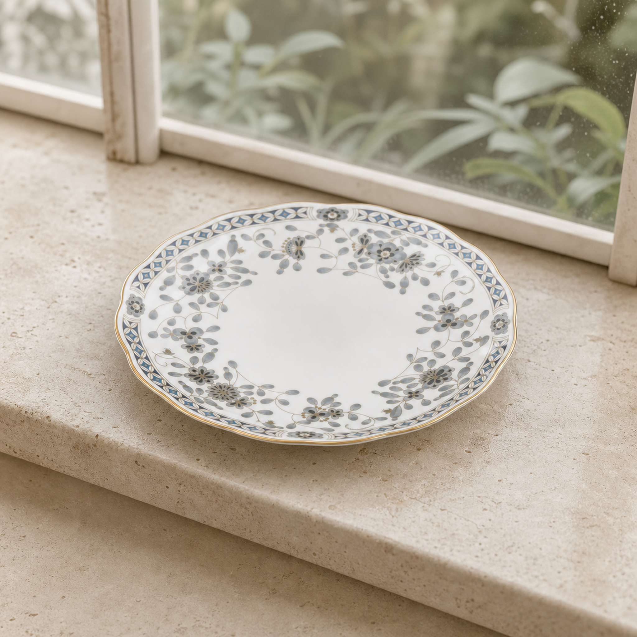 Nocturne Bloom Plate — 19 cm