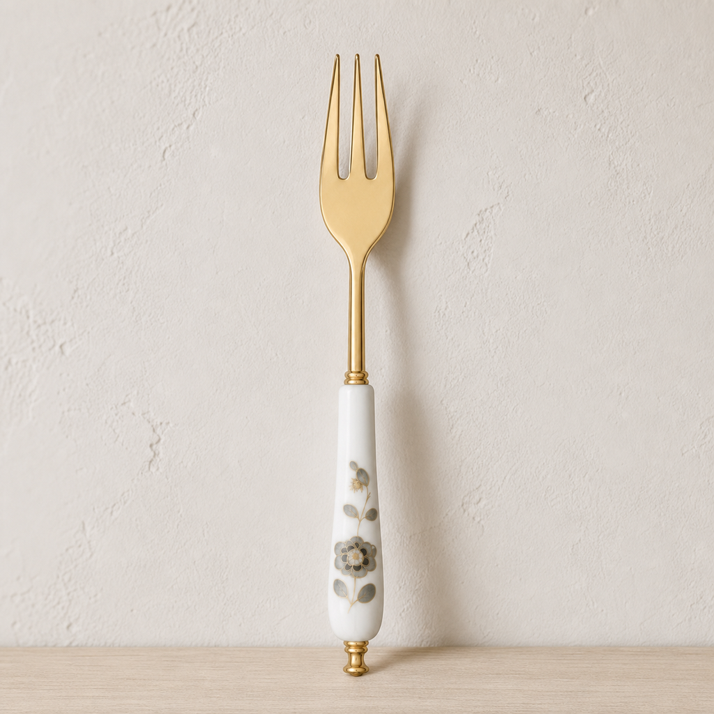 Nocturne Bloom Cake Fork — 13.5 cm