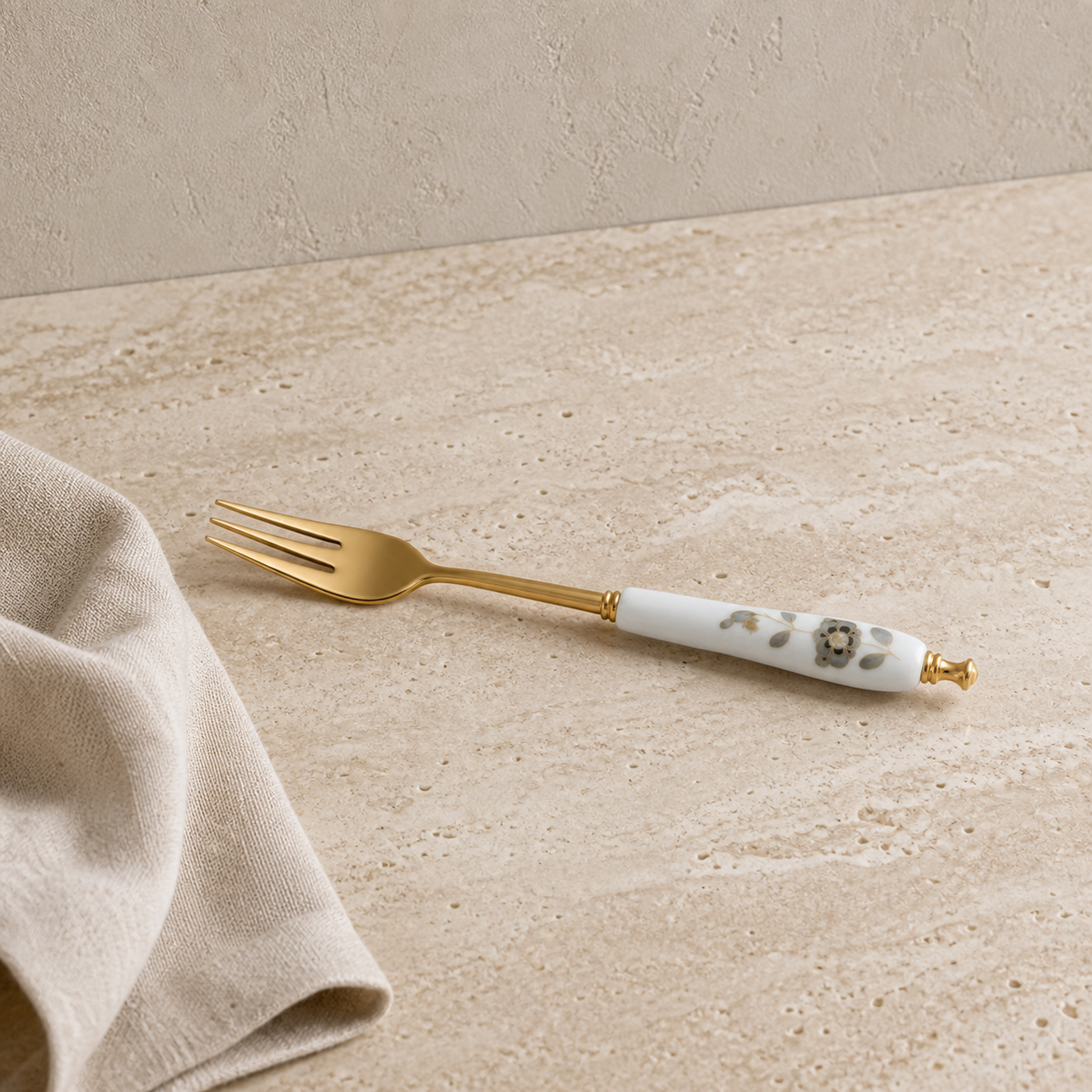 Nocturne Bloom Cake Fork — 13.5 cm