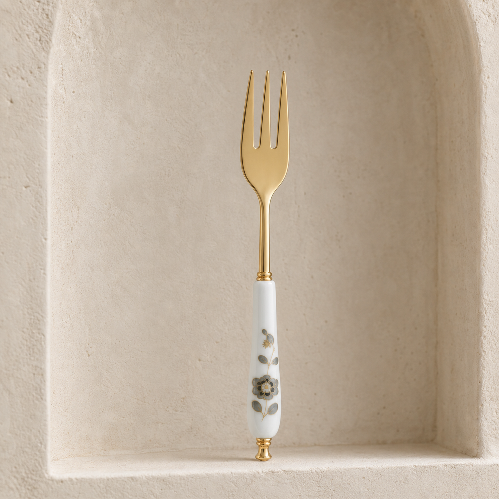 Nocturne Bloom Cake Fork — 13.5 cm
