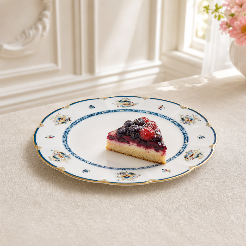 Gilded Garland Cake Plate — 19 cm