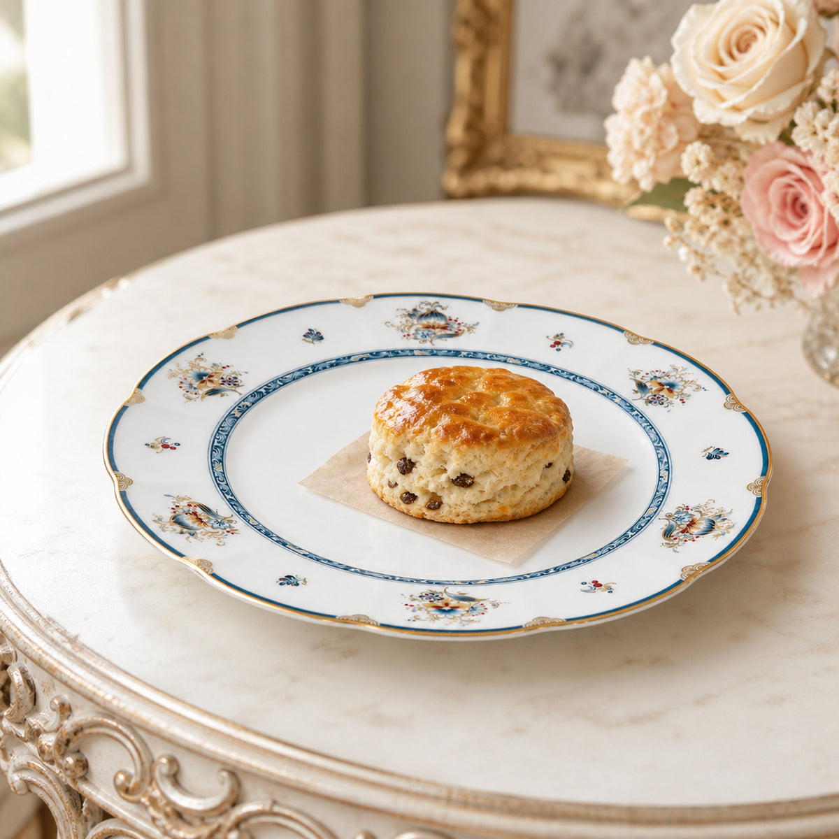 Gilded Garland Cake Plate — 19 cm
