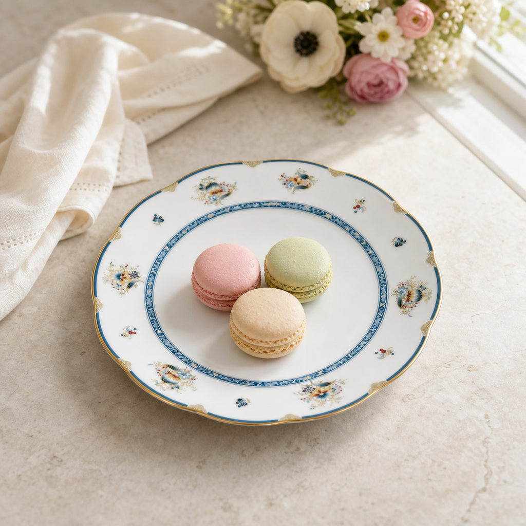 Gilded Garland Cake Plate — 19 cm