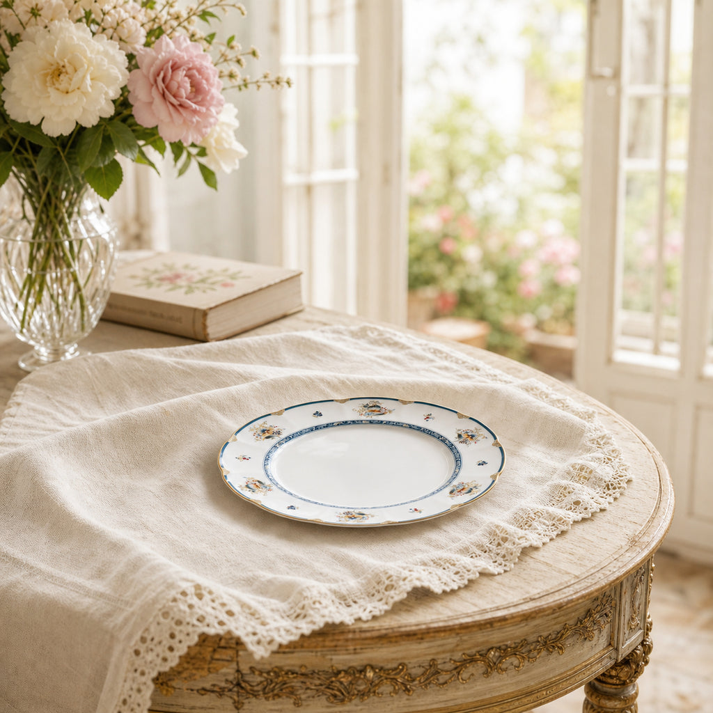 Gilded Garland Cake Plate — 19 cm