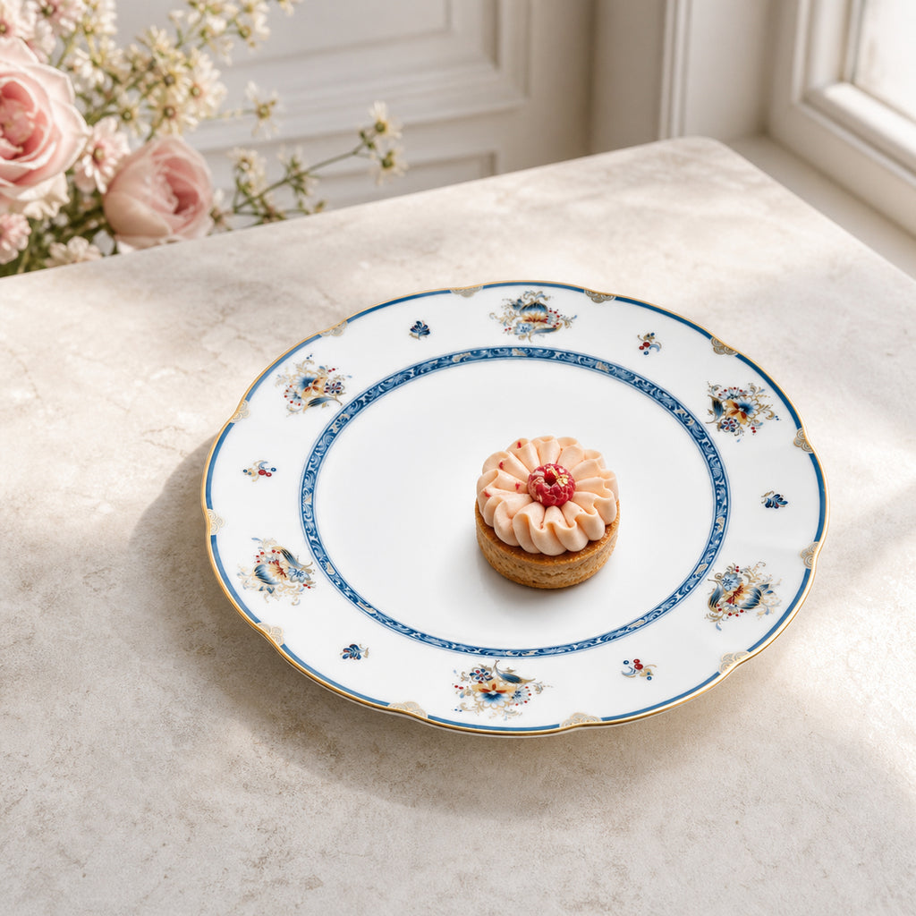 Gilded Garland Cake Plate — 19 cm