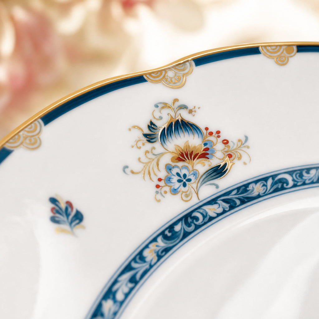 Gilded Garland Cake Plate — 19 cm