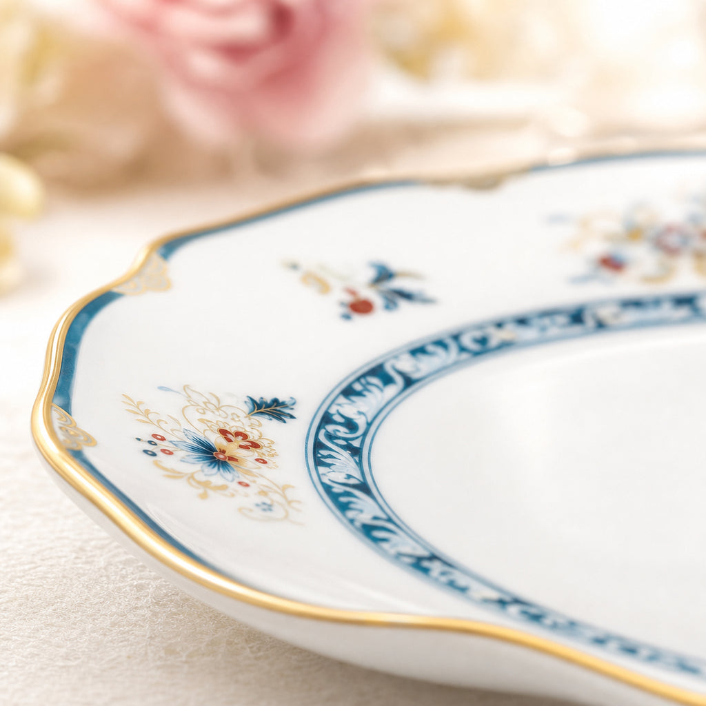 Gilded Garland Cake Plate — 19 cm