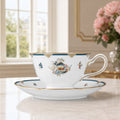 Gilded Garland Cup & Saucer — 210 ml