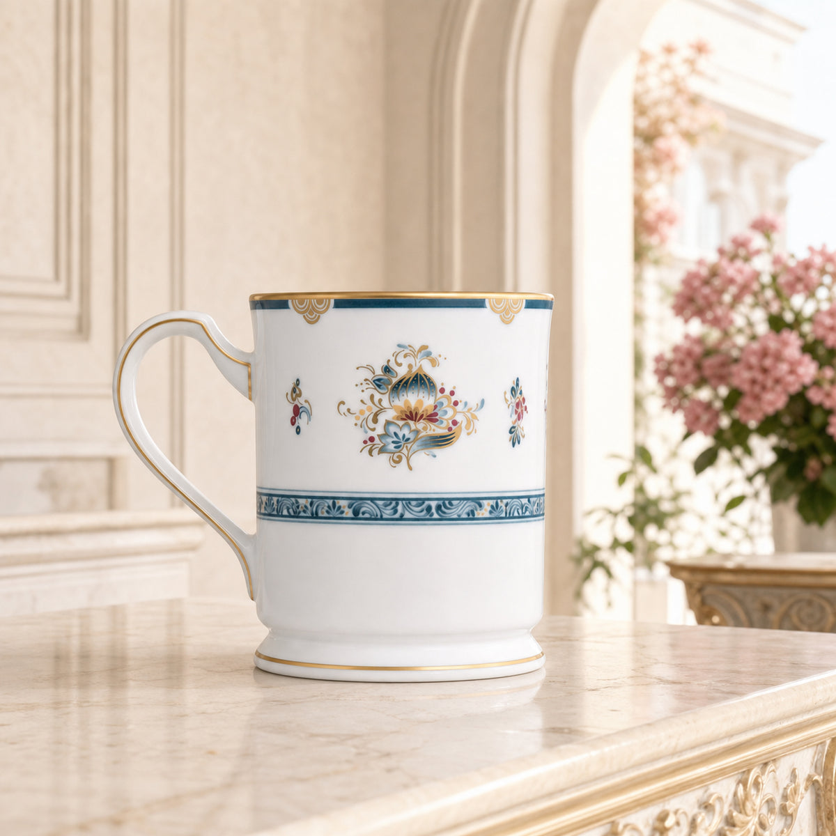 Gilded Garland Mug — 330 ml