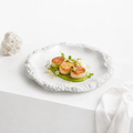 Textured Crater Dinner Plate
