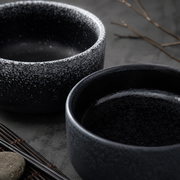 Simple Small Ceramic Bowl Soup Bowl Home Restaurant Seasoning Bowl Breakfast Bowl