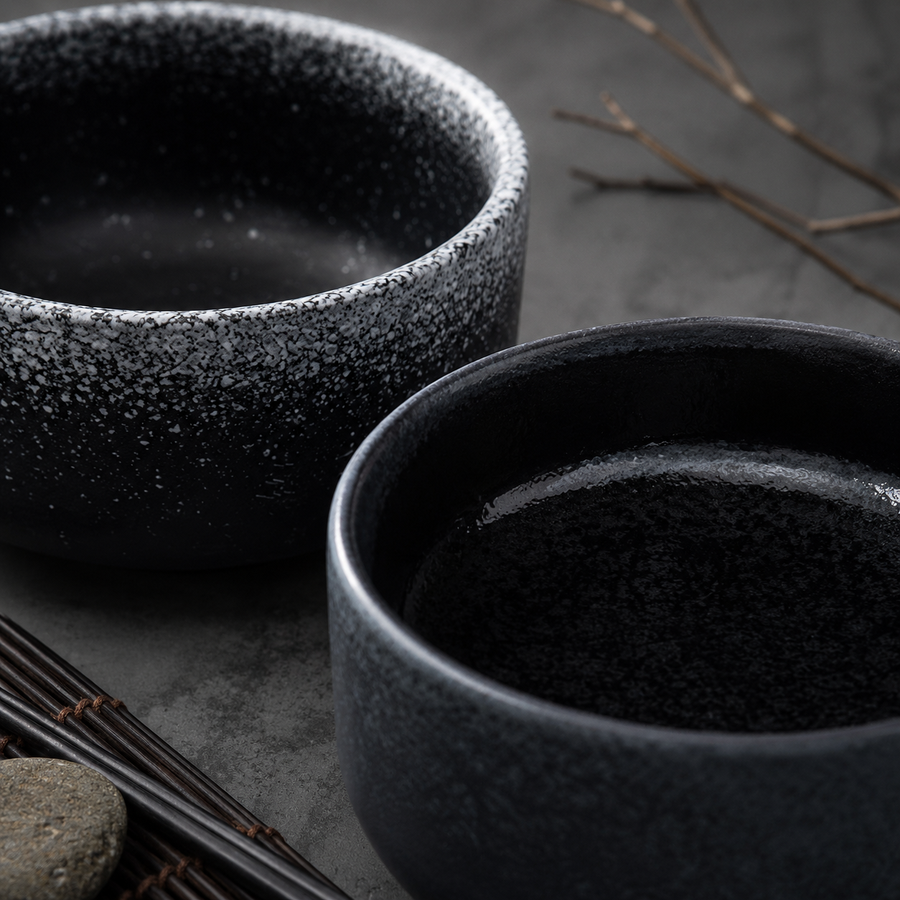Simple Small Ceramic Bowl Soup Bowl Home Restaurant Seasoning Bowl Breakfast Bowl