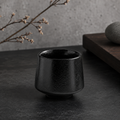 Noir Speckled Tea Cup