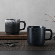 Japanese Mug Ceramic Cup Water Cup Coffee Cup Handle Cup Drinking Cup Household Milk Cup Juice Cup Tea Cup