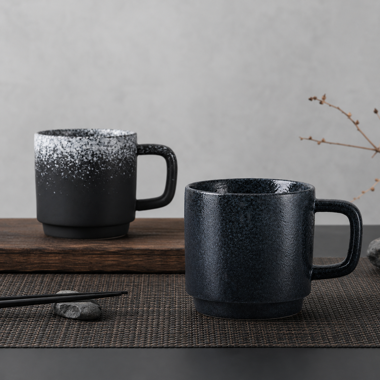 Snow Flake Ceramic Mug
