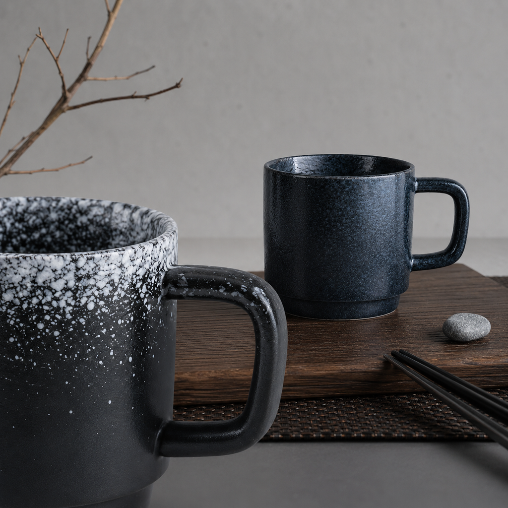 Snow Flake Ceramic Mug