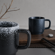 Japanese Mug Ceramic Cup Water Cup Coffee Cup Handle Cup Drinking Cup Household Milk Cup Juice Cup Tea Cup