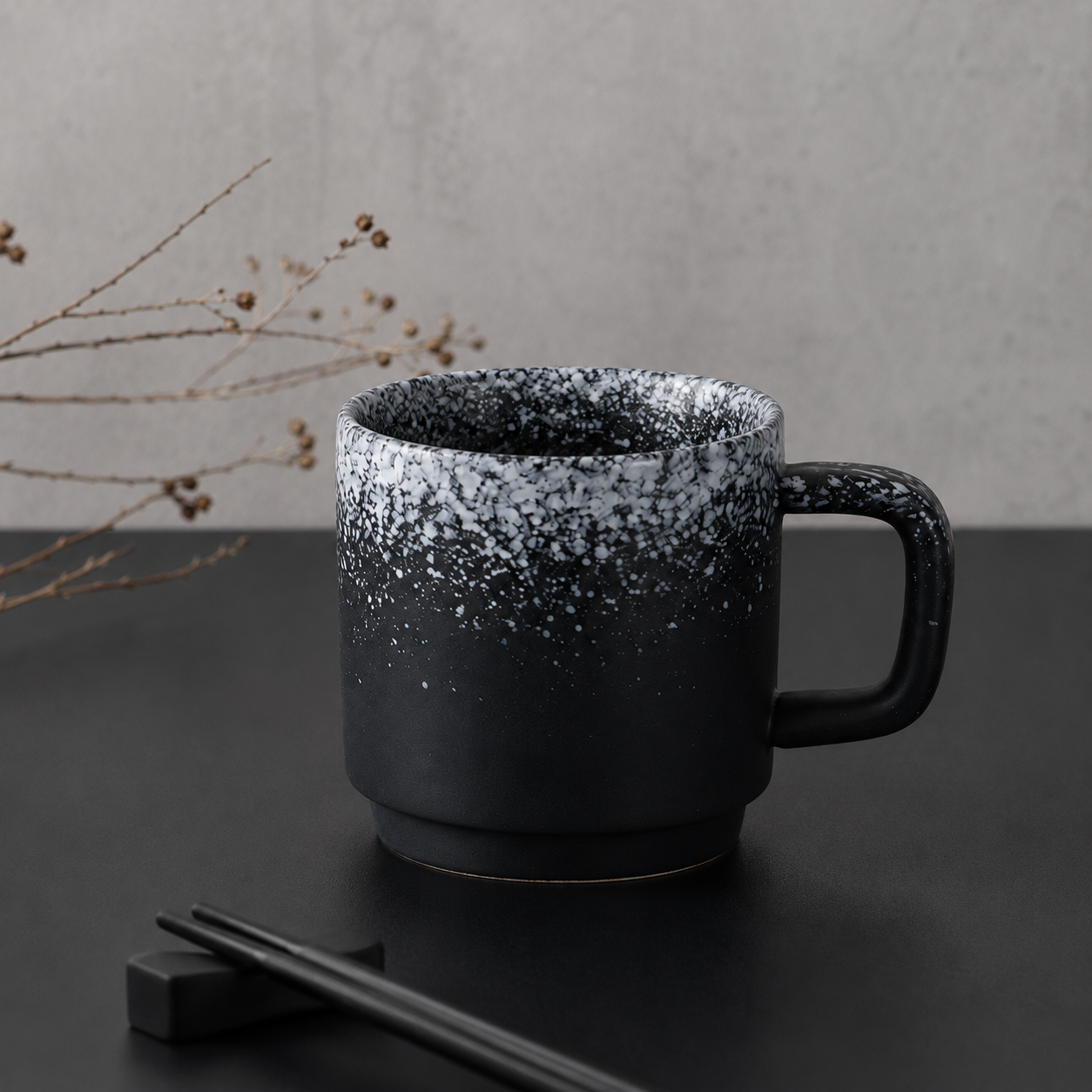 Snow Flake Ceramic Mug