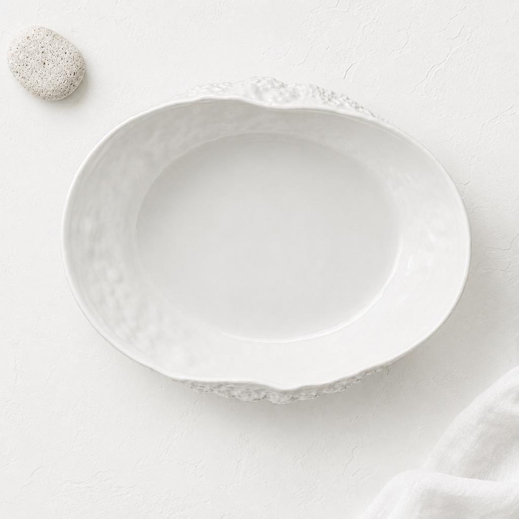 Asymmetric Fossil Deep Plate