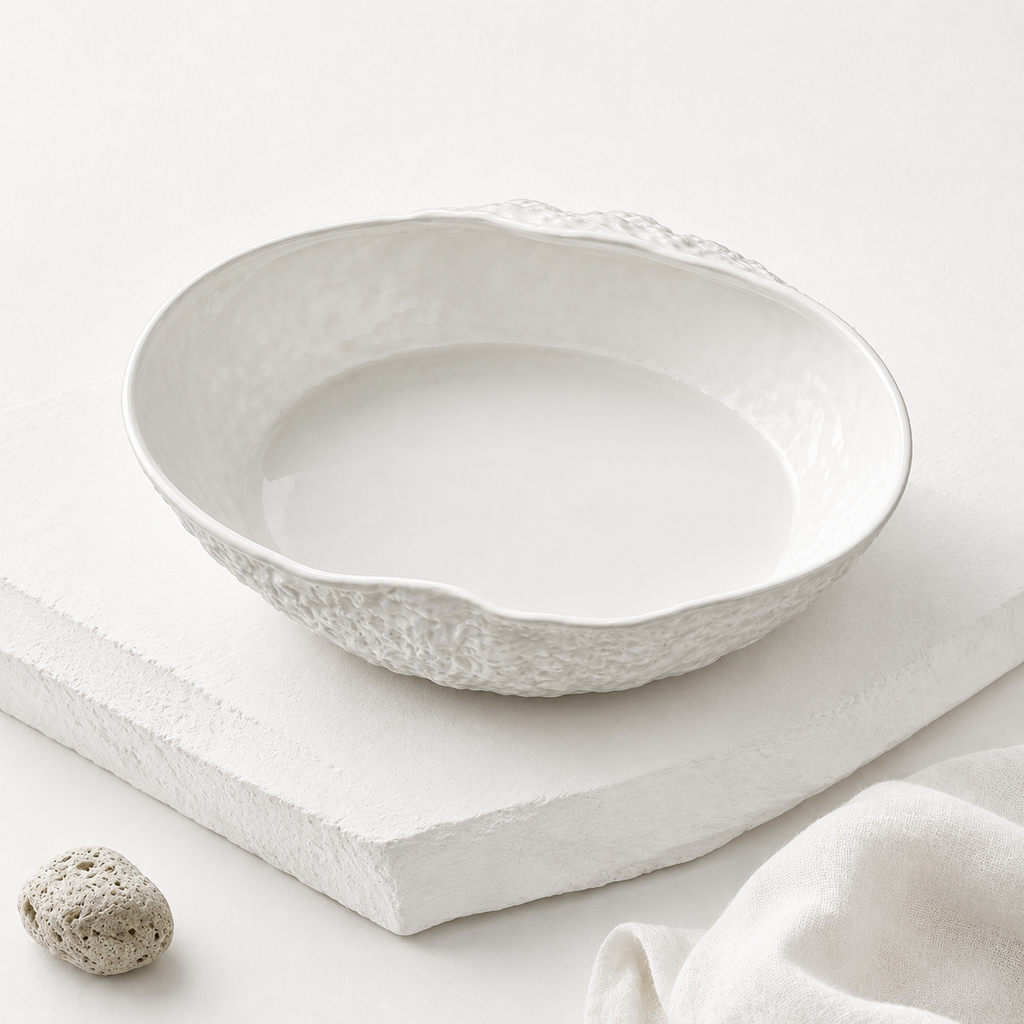 Asymmetric Fossil Deep Plate