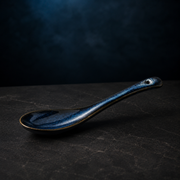Ceramic Soup Spoon Large Soup Long Handle Noodle Spoon