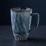 Ceramic Mug, High Mug, Large Capacity Simple Hand-painted Coffee Cup, Nordic Style Mug