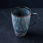 Ceramic Mug, High Mug, Large Capacity Simple Hand-painted Coffee Cup, Nordic Style Mug