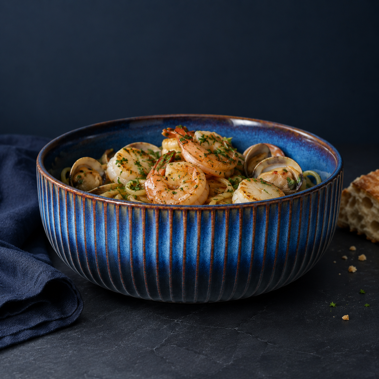 Aether Ribbed Rice Bowl