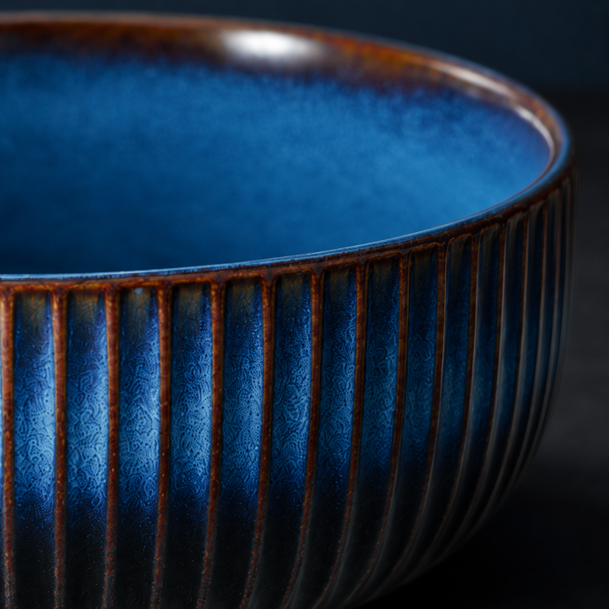Ceramic Rice Bowl Noodle Bowl Household Salad Bowl Soup Bowl Instant Noodle Bowl Creative Gradient Color Breakfast Bowl