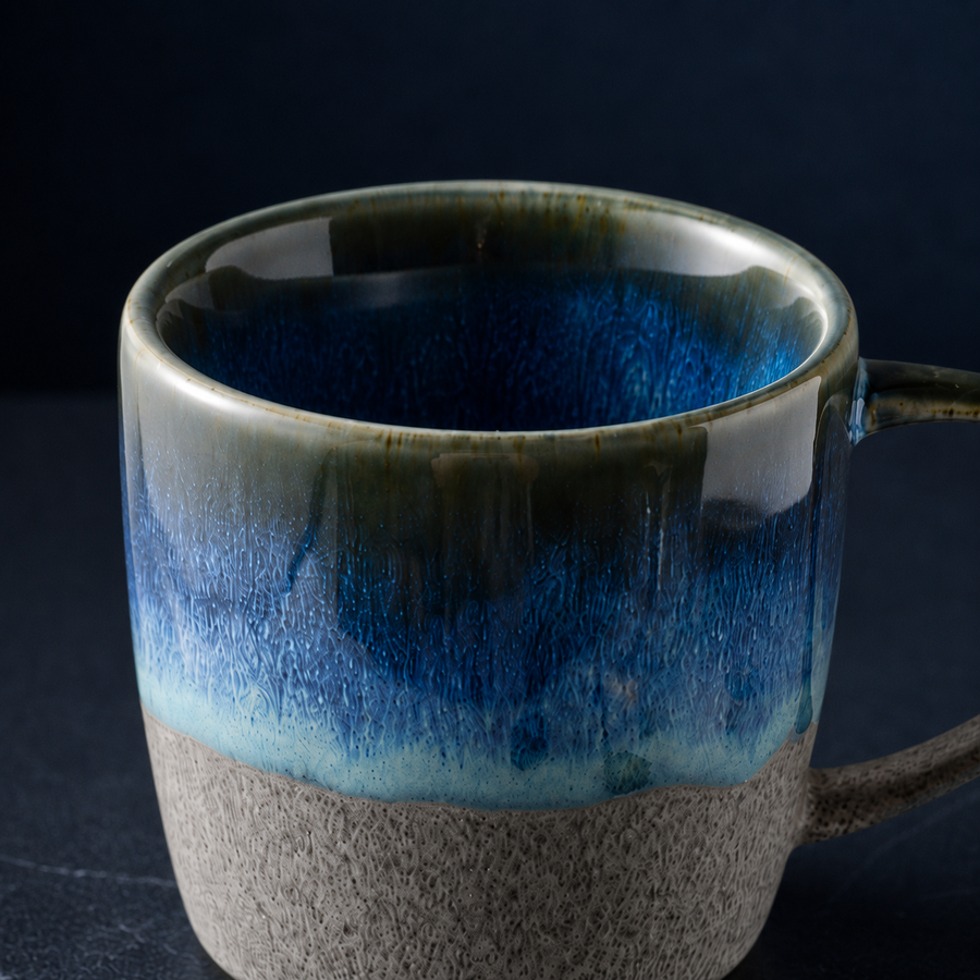 Japanese Creative Ceramic Mug Kiln Turned Beach Mug