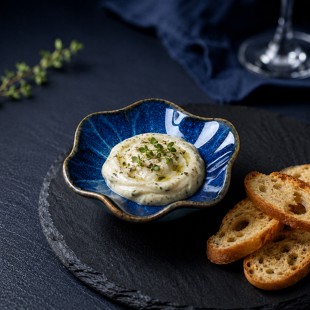 Aether Scalloped Flambé Dish