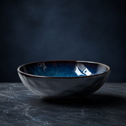 Ceramic Noodle Bowl Big Soup Bowl Ramen Bowl Western Food Fruit Salad Bowl Shaped Bowl