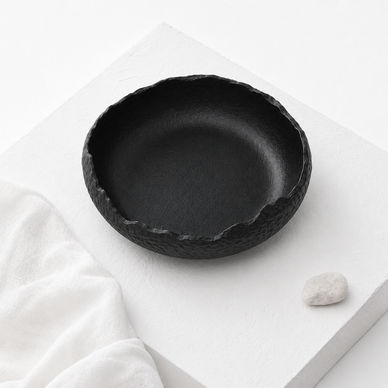 Raw Volcanic Rim Bowl