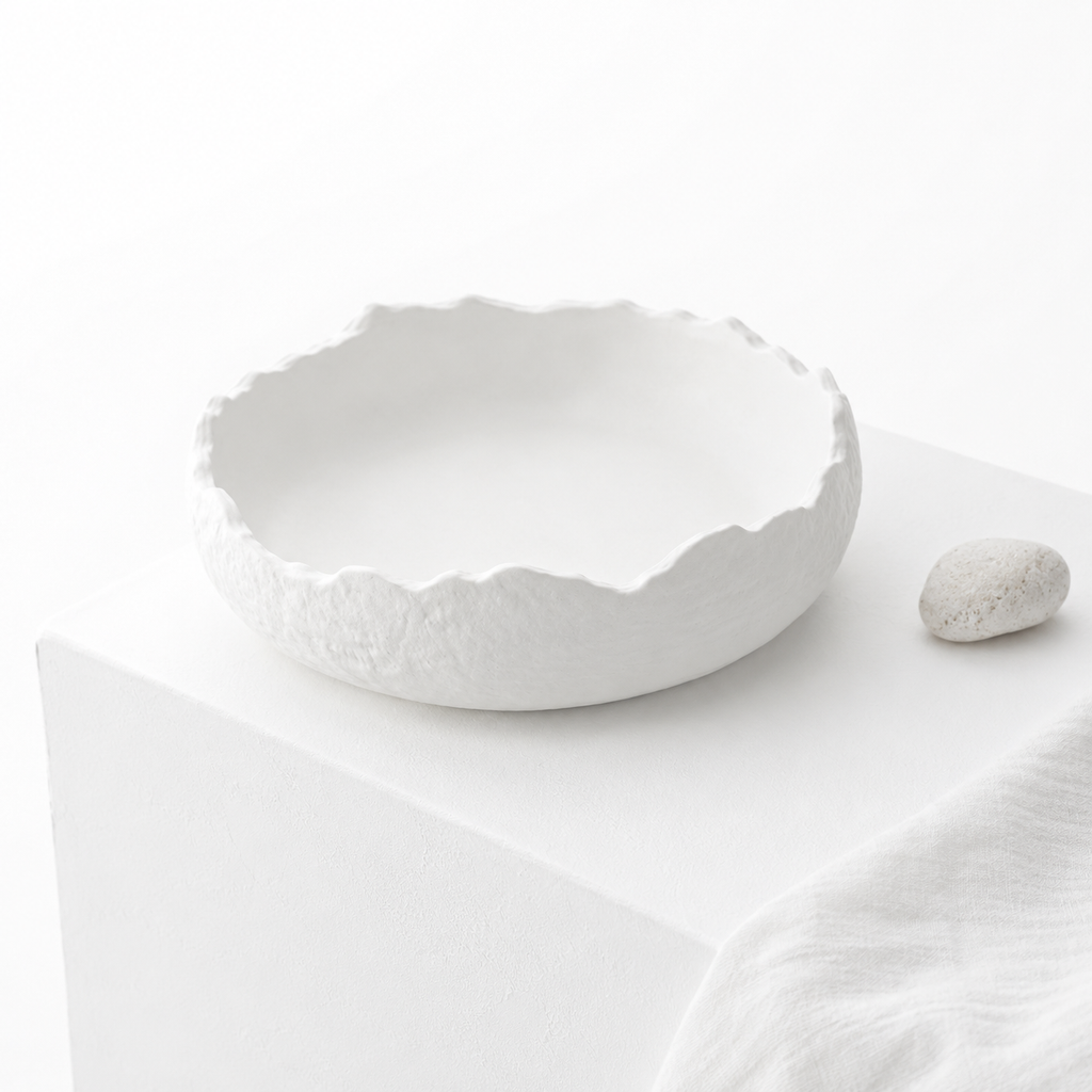 Raw Volcanic Rim Bowl