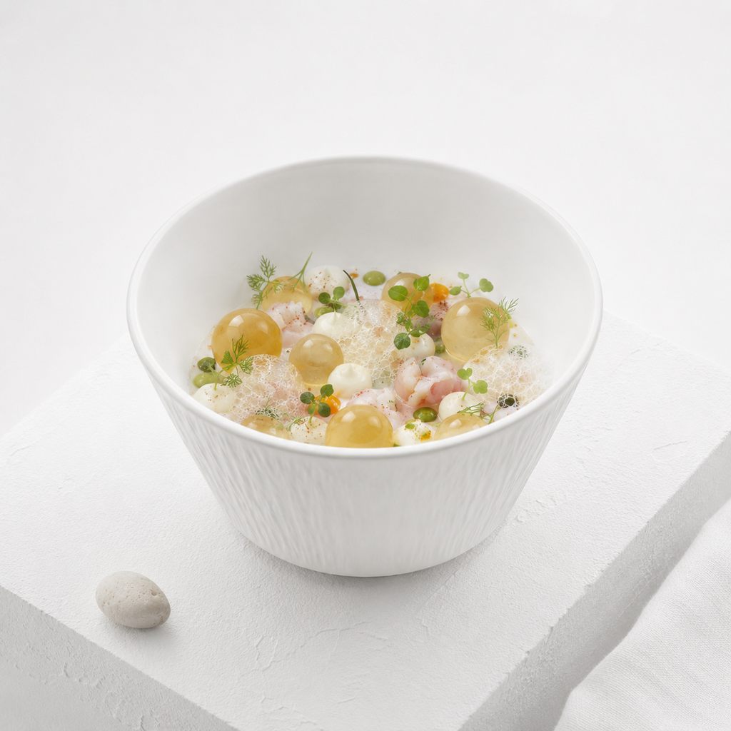 Zen Ripple Ceramic Bowl