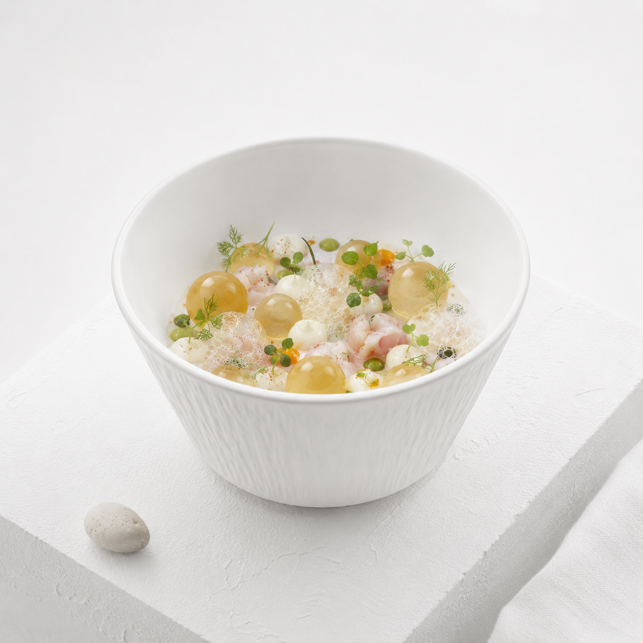 Zen Ripple Ceramic Bowl