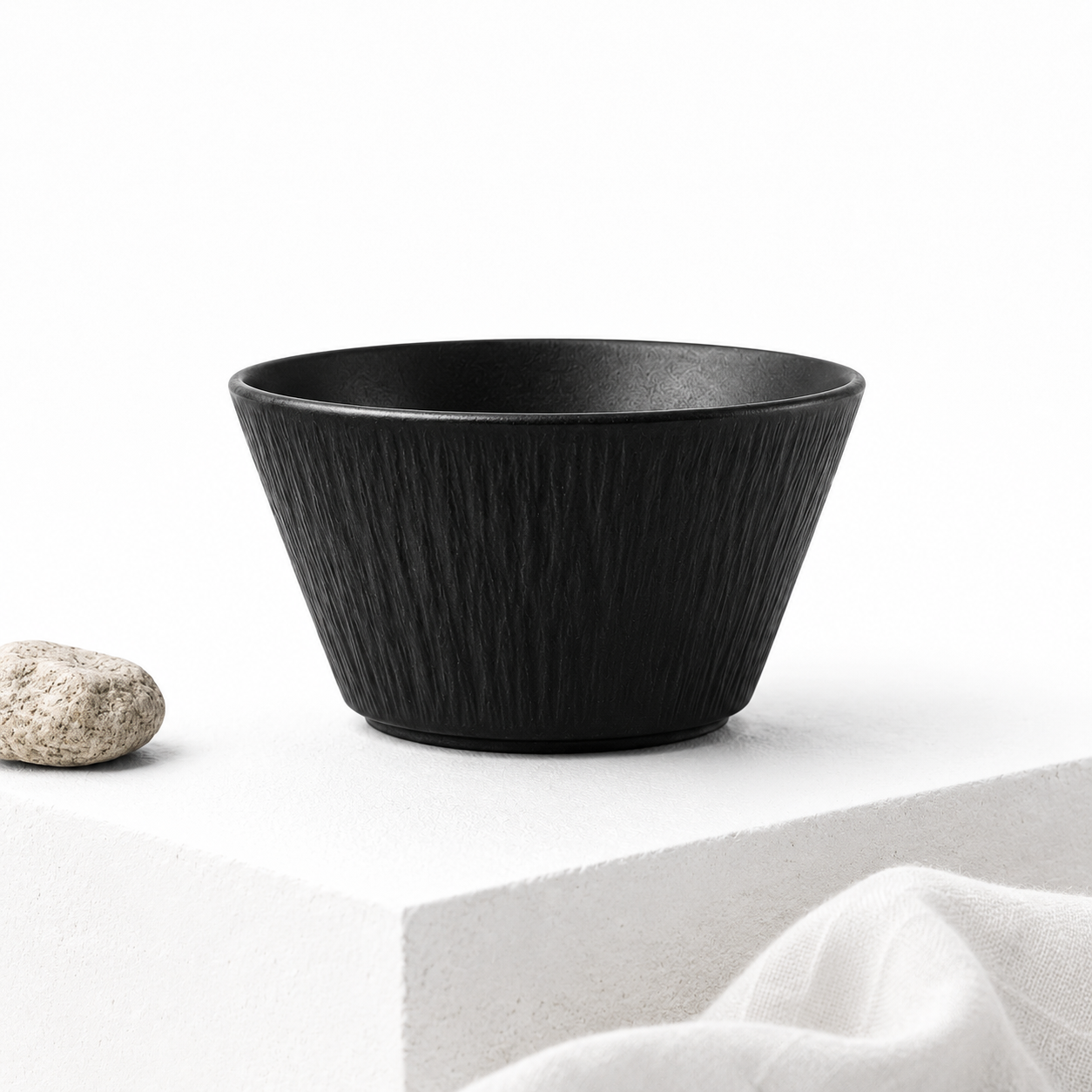 Zen Ripple Ceramic Bowl