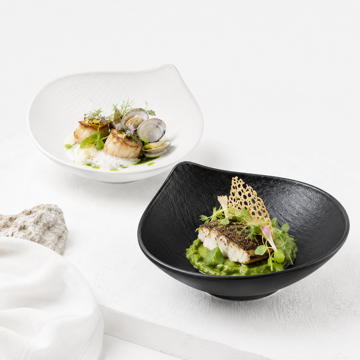 Salad Bowl Good-looking Ceramic Light Luxury Dessert Bowl