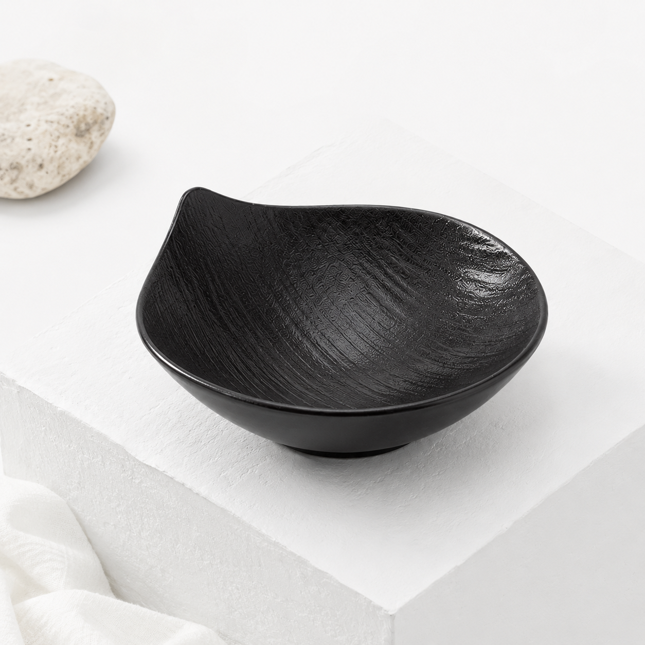 Organic Fluid Ceramic Bowl