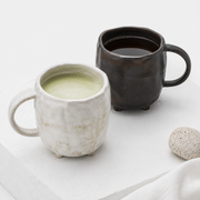 Handmade Stoneware Mug Creative Milk Cup Water Cup Retro Ceramic Cup With Coffee Cup