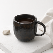 Handmade Stoneware Mug Creative Milk Cup Water Cup Retro Ceramic Cup With Coffee Cup