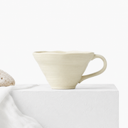 Large Capacity Breakfast Cup Milk Oatmeal Cup Hand Pinch Feeling Ceramic Cup