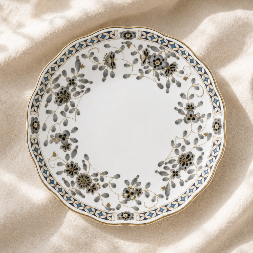 Nocturne Bloom Plate — 19 cm