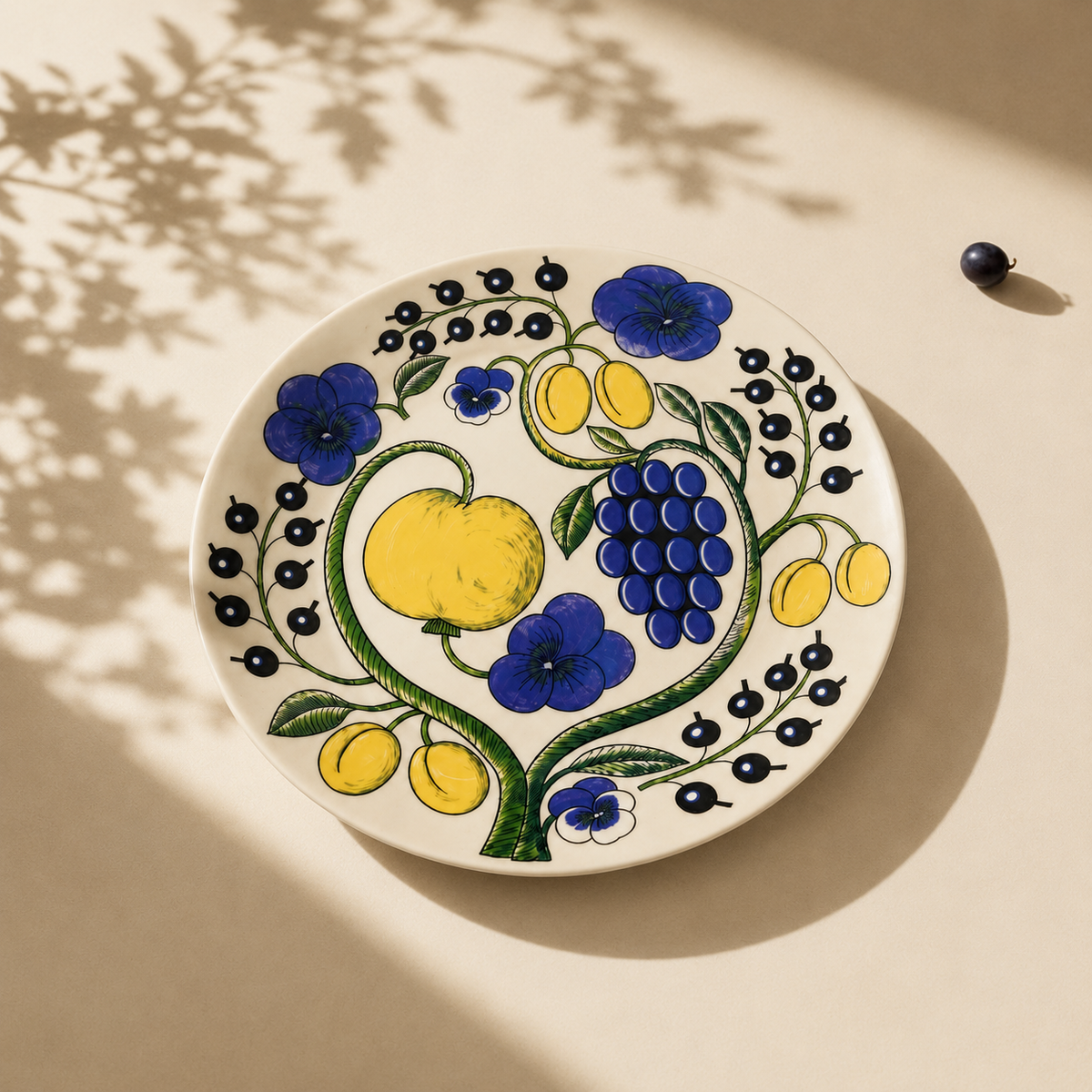 Botanical Reverie Color Round Plate
