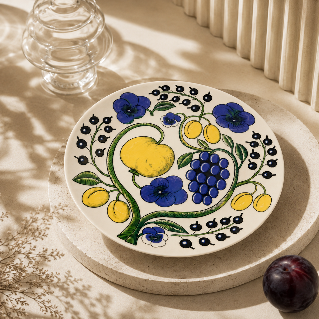 Botanical Reverie Color Round Plate