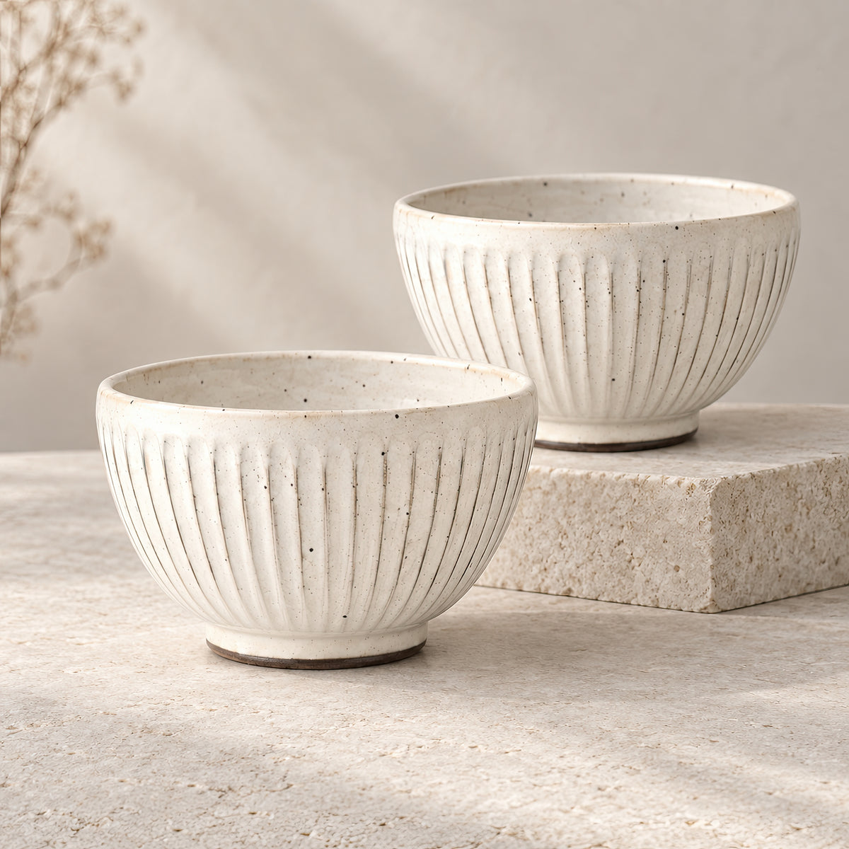 Kasumi Shinogi Donburi Bowl — Mino Ware — view 3